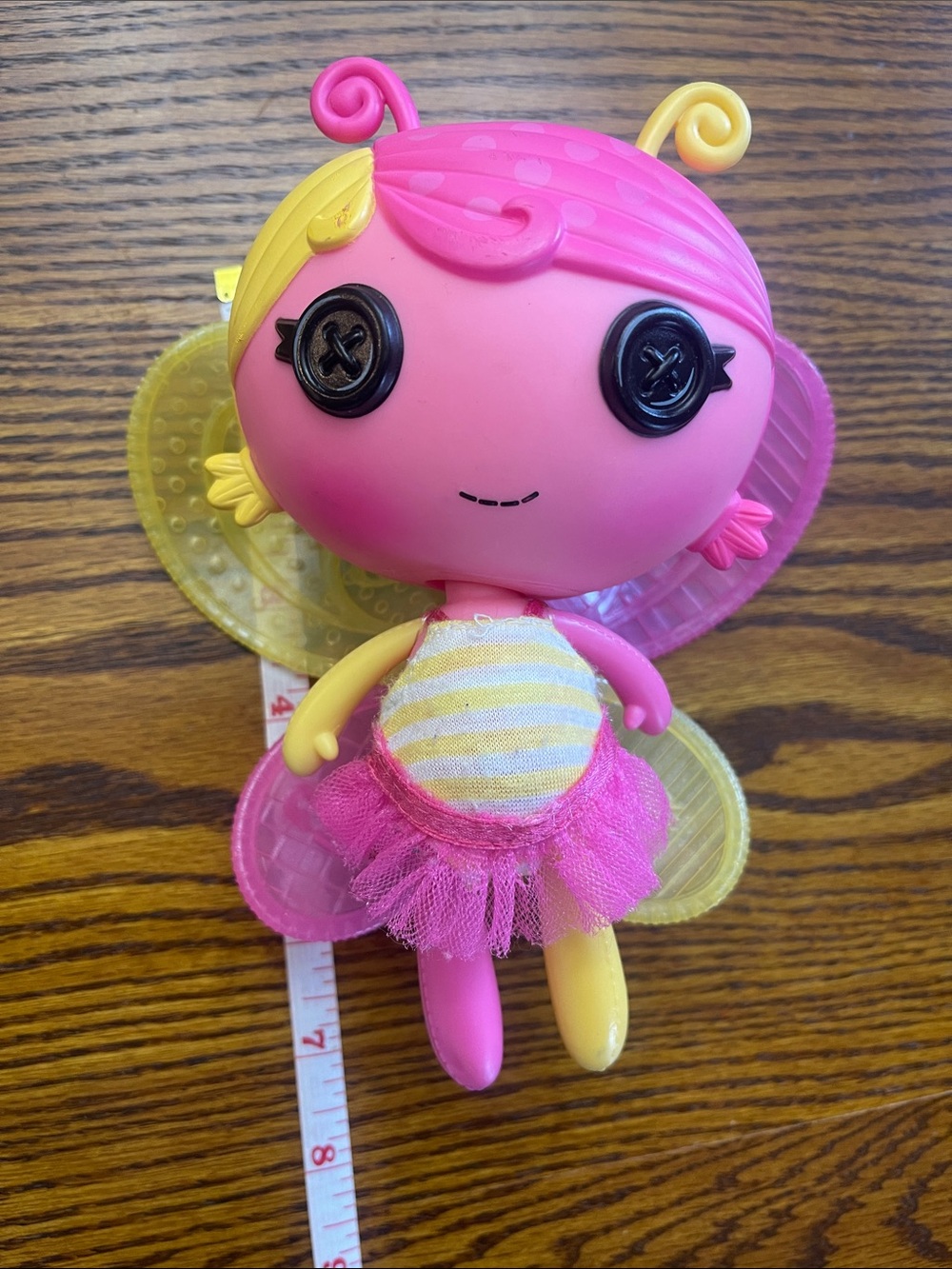 Lalaloopsy Littles Fairy Daffodil Doll 7 Inch Pink Yellow Wings